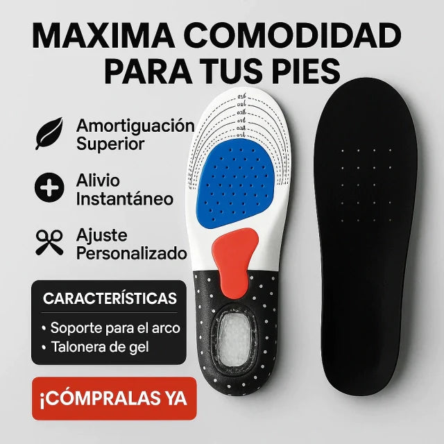 Plantillas ortopedicas Dolor Free de Soolief